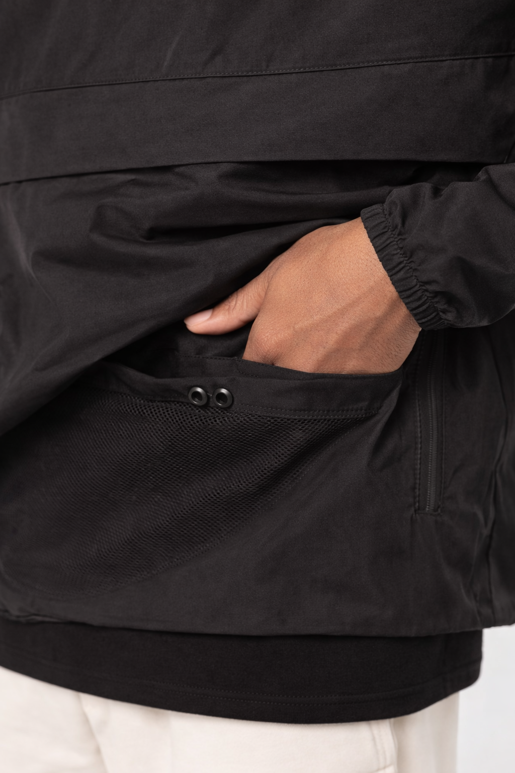 Unisex - Windbreacker - Black
