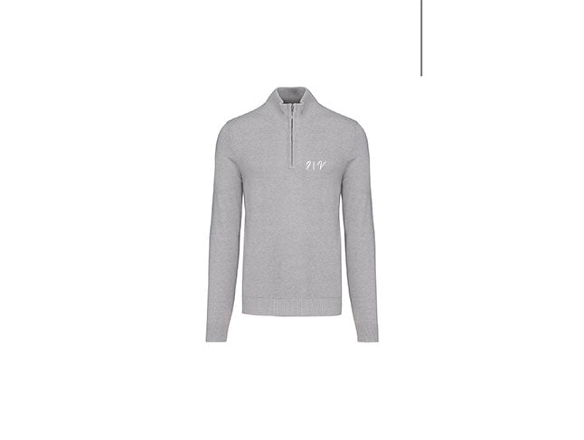 Herrenpullover mit 1/4-Reißverschluss