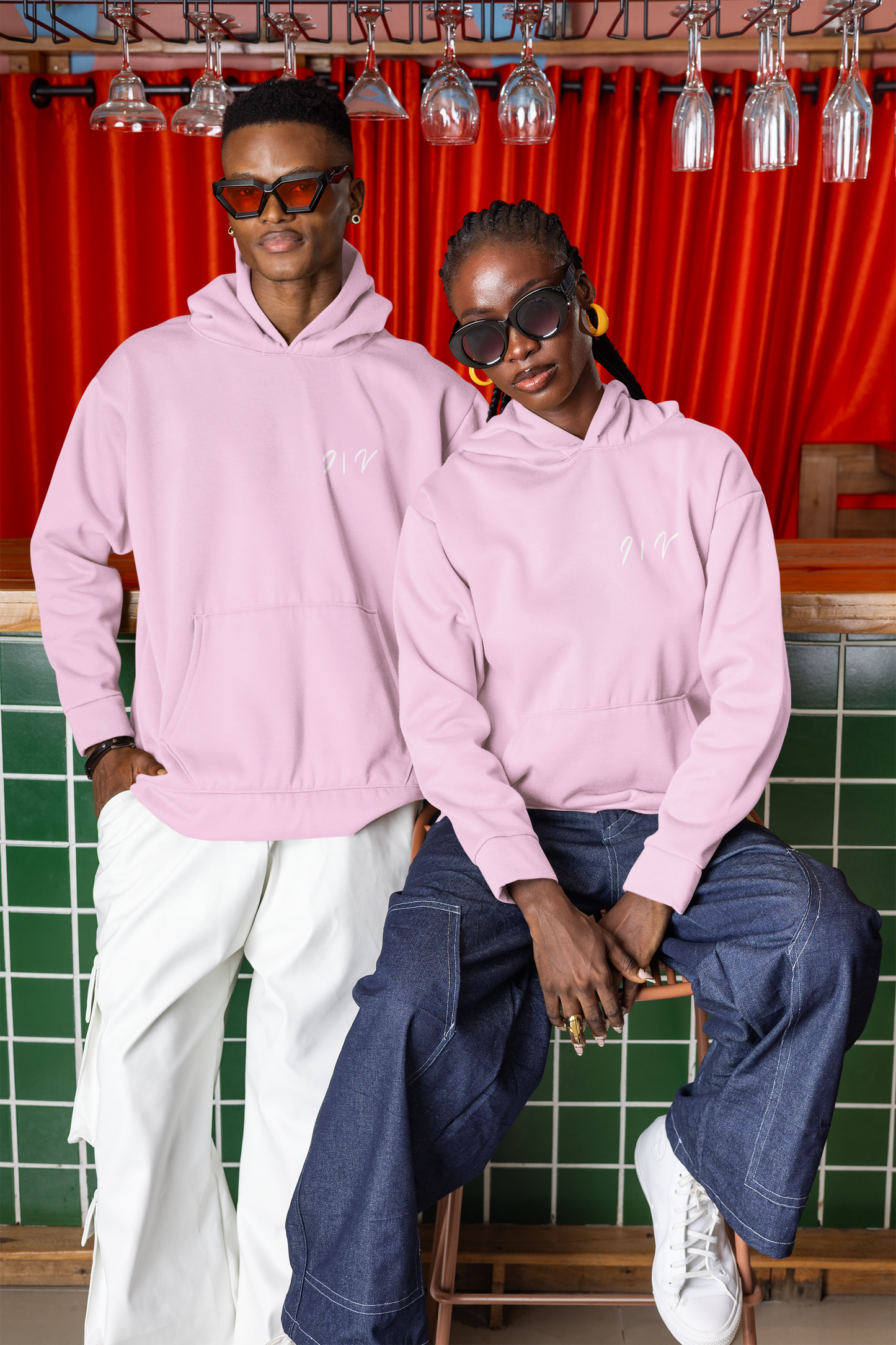 Leichter Hoodie – Rosa