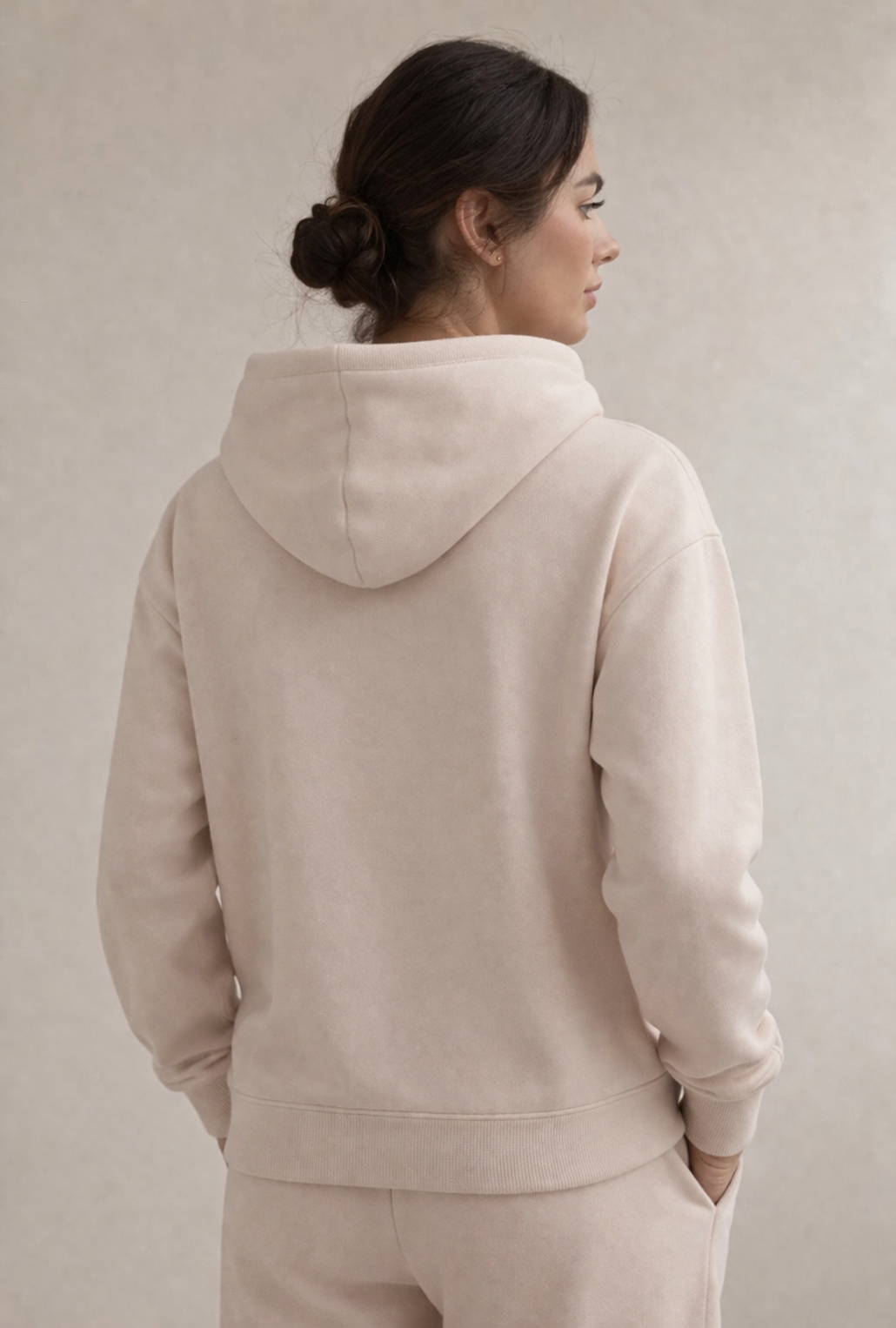 Unisex - Hoodie - Raw Natural