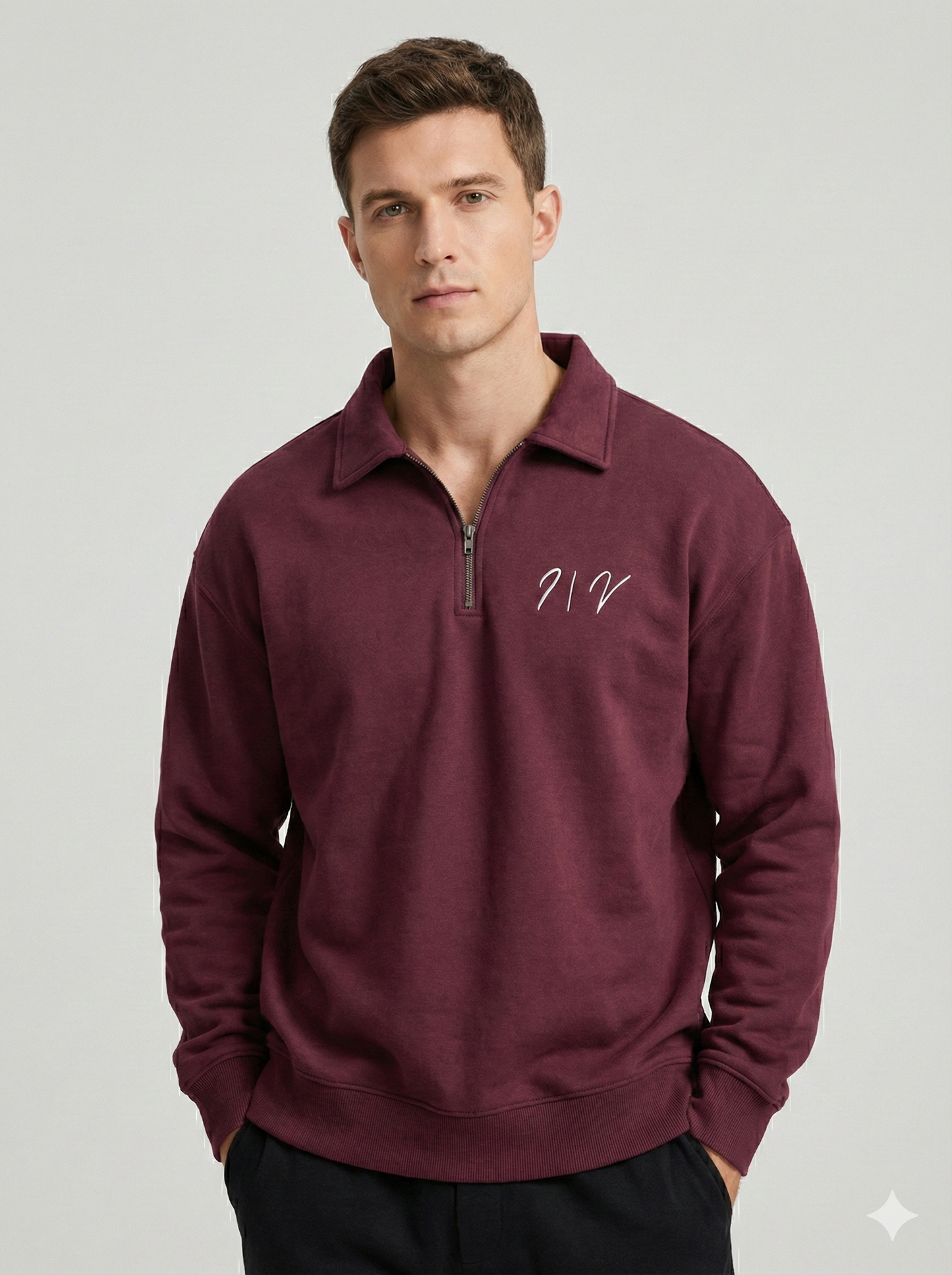 Unisex-Sweatshirt mit Reißverschluss