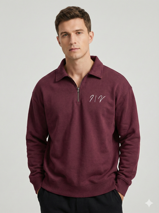 Unisex-Sweatshirt mit Reißverschluss