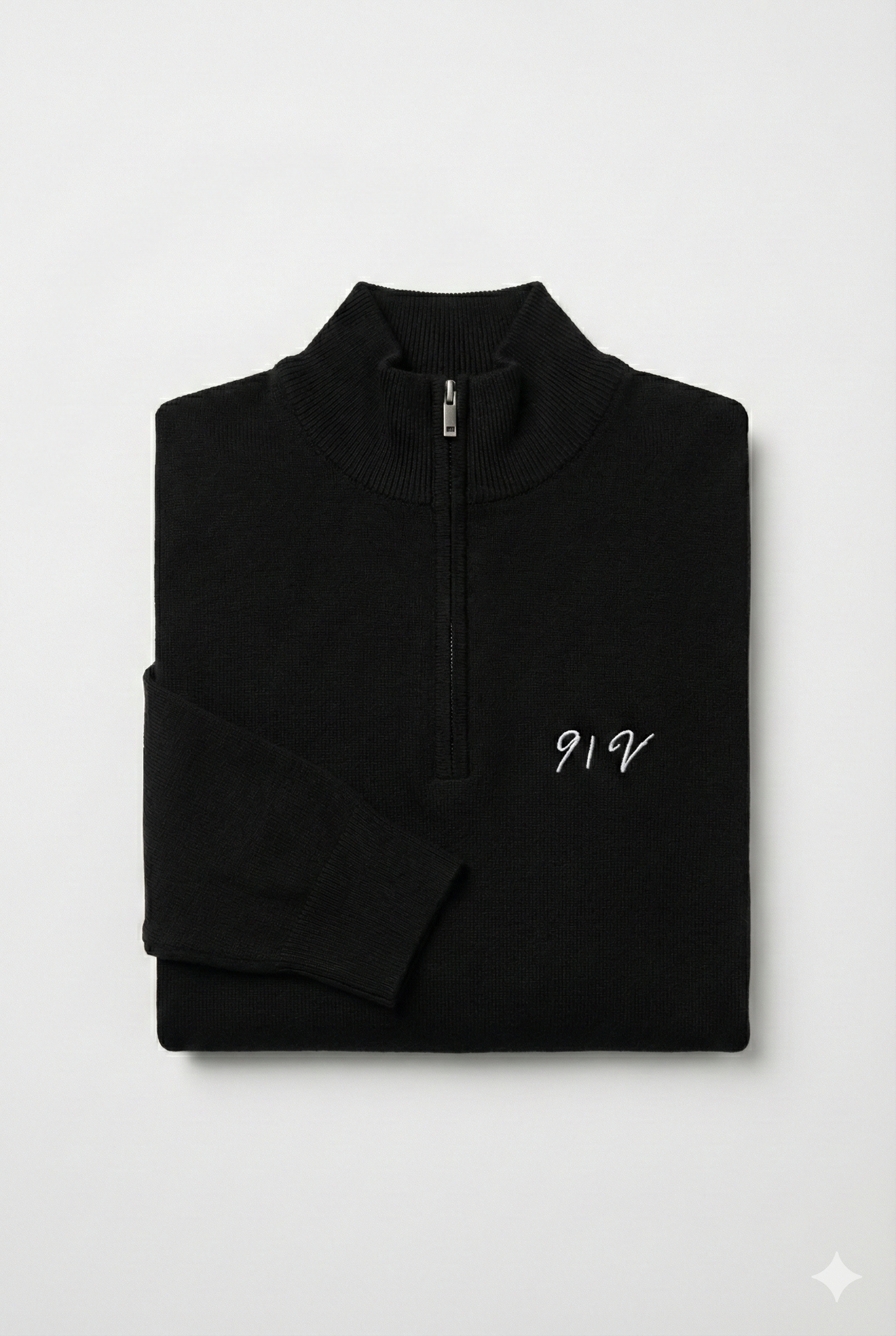Herrenpullover mit 1/4-Reißverschluss