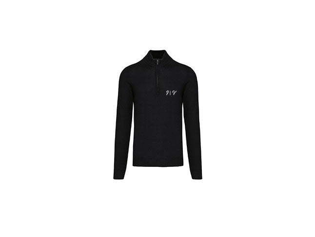 Herrenpullover mit 1/4-Reißverschluss