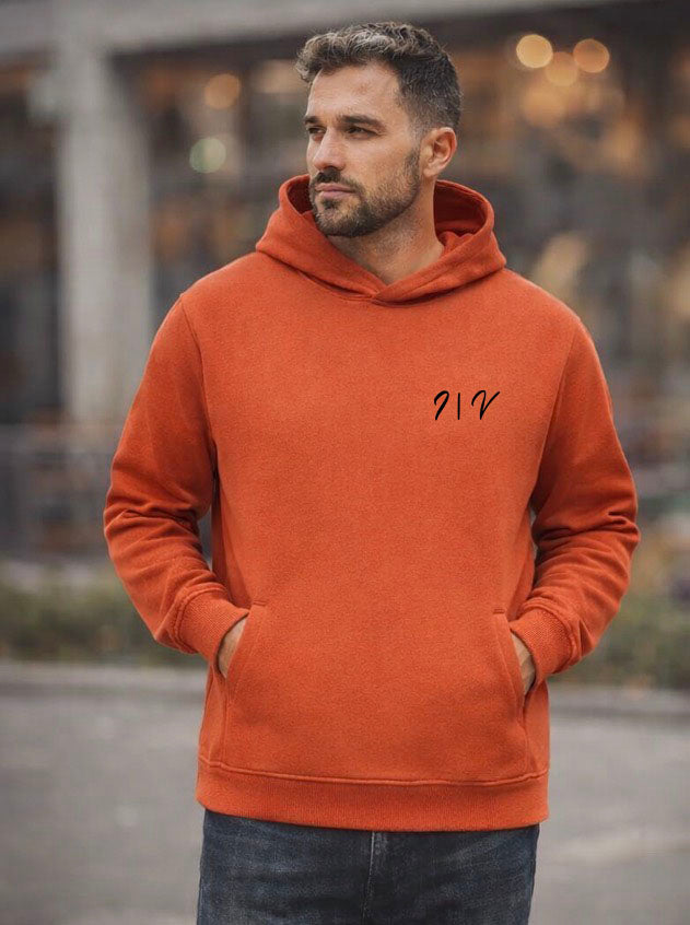 Unisex - Hoodie - Burnt Brick