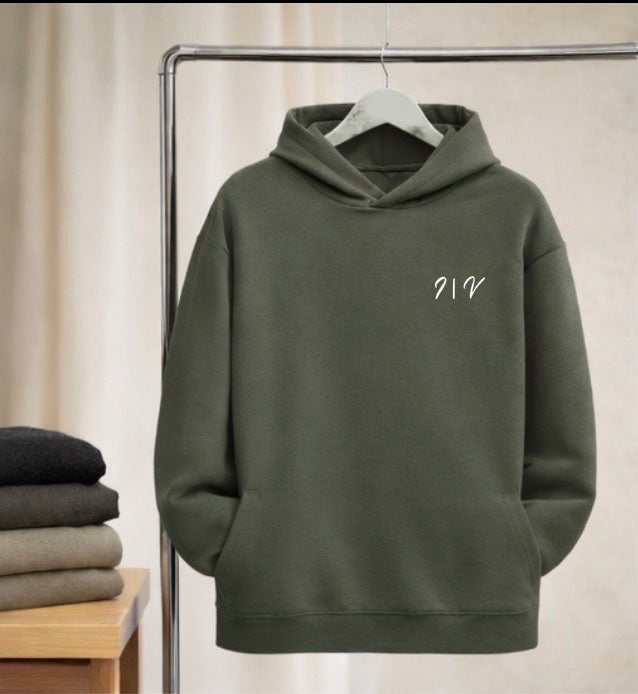 Unisex - Hoodie - Organic Khaki