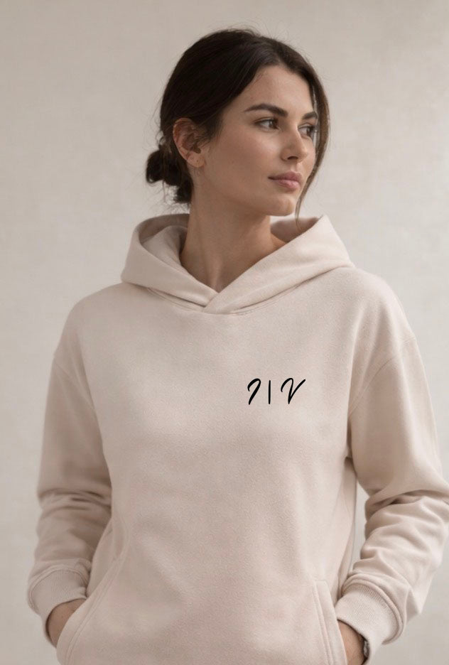 Unisex - Hoodie - Raw Natural