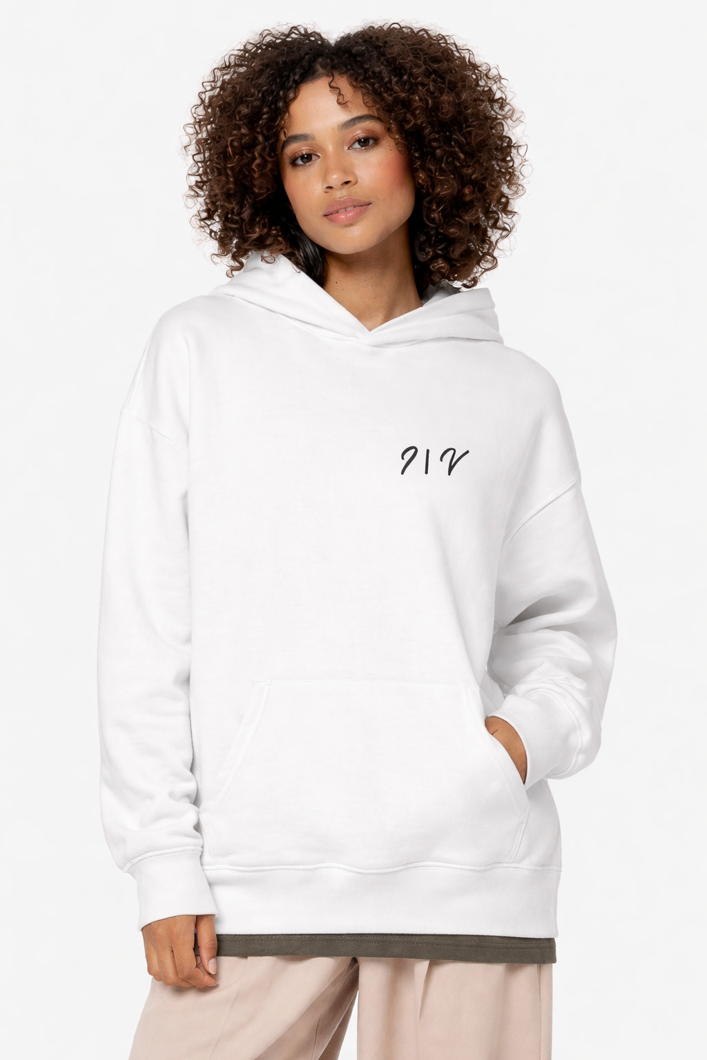 Unisex - Hoodie - White