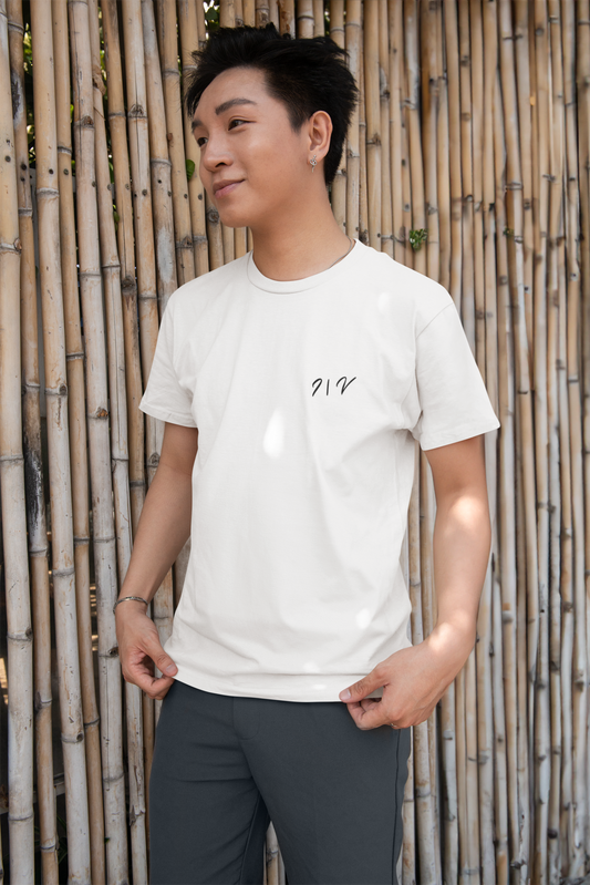 T-Shirt White Logo