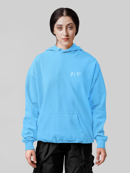 Hoodie - Sky blue