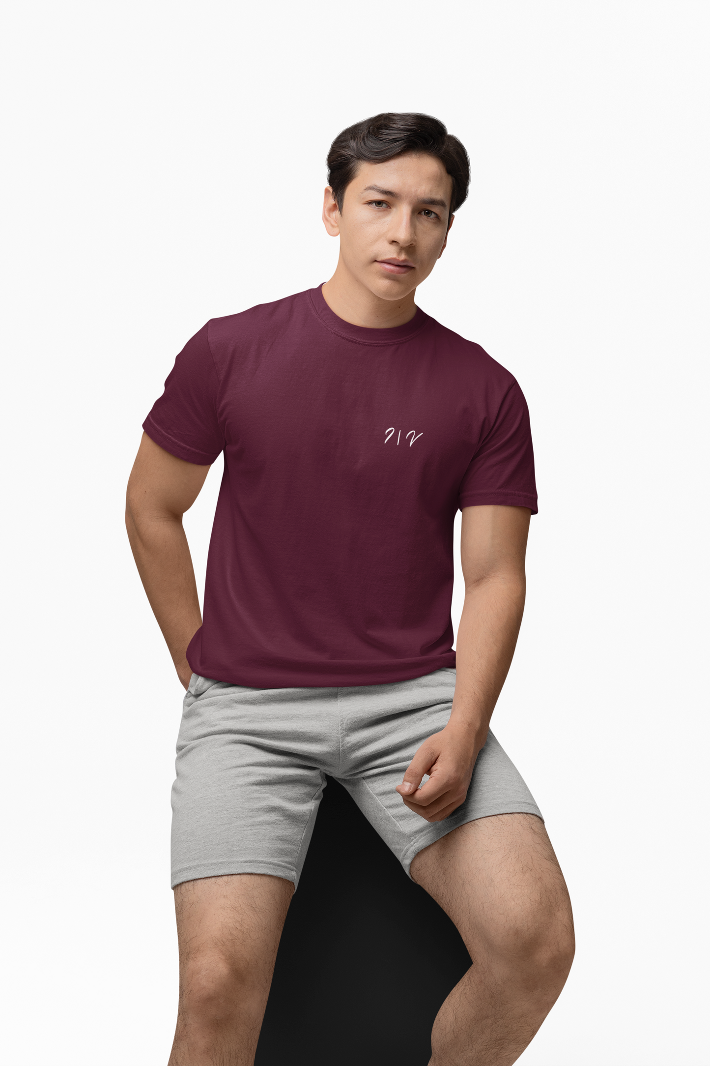 Shirt Maroon Rot