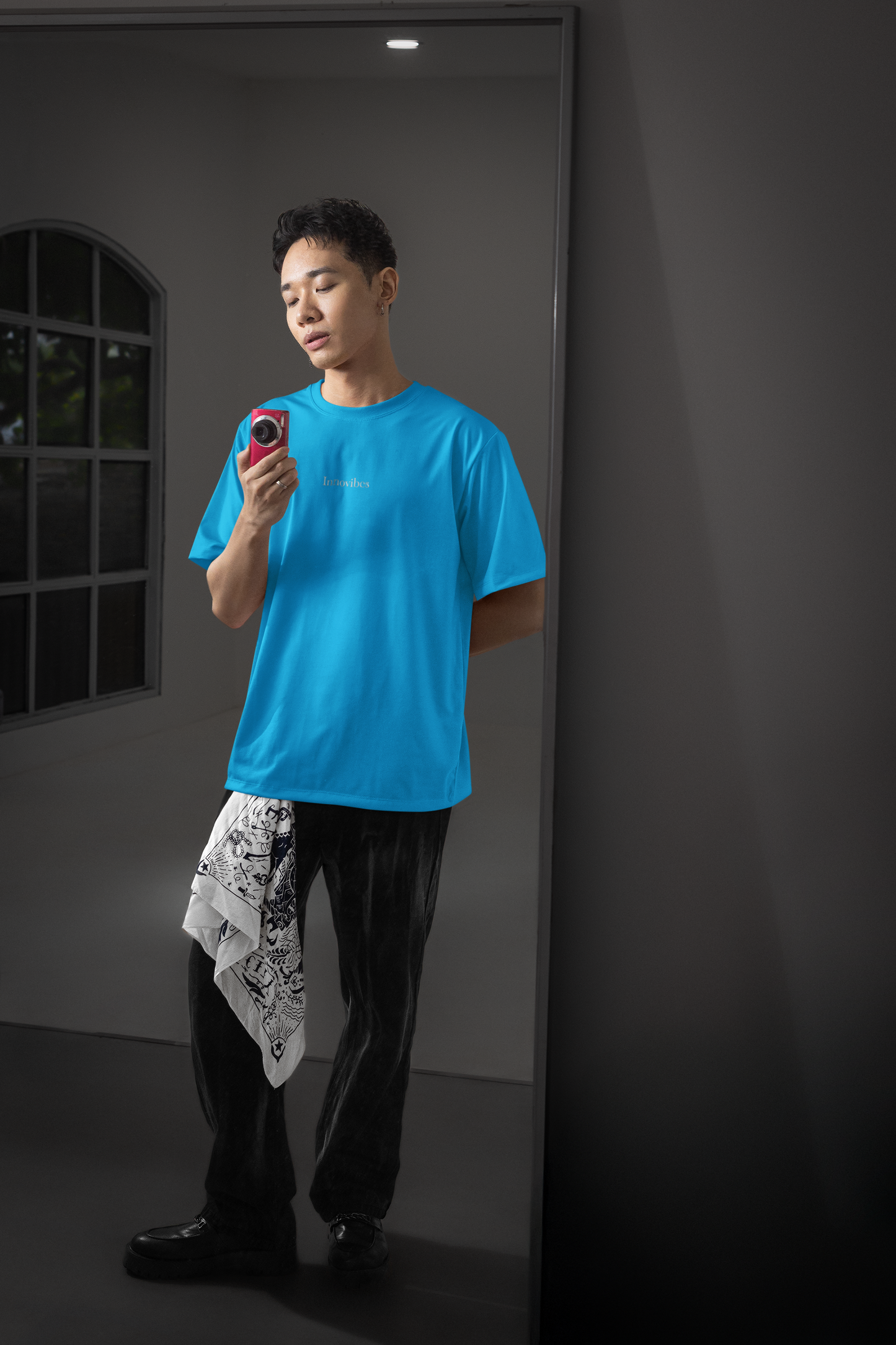 Oversize baby blau Shirt