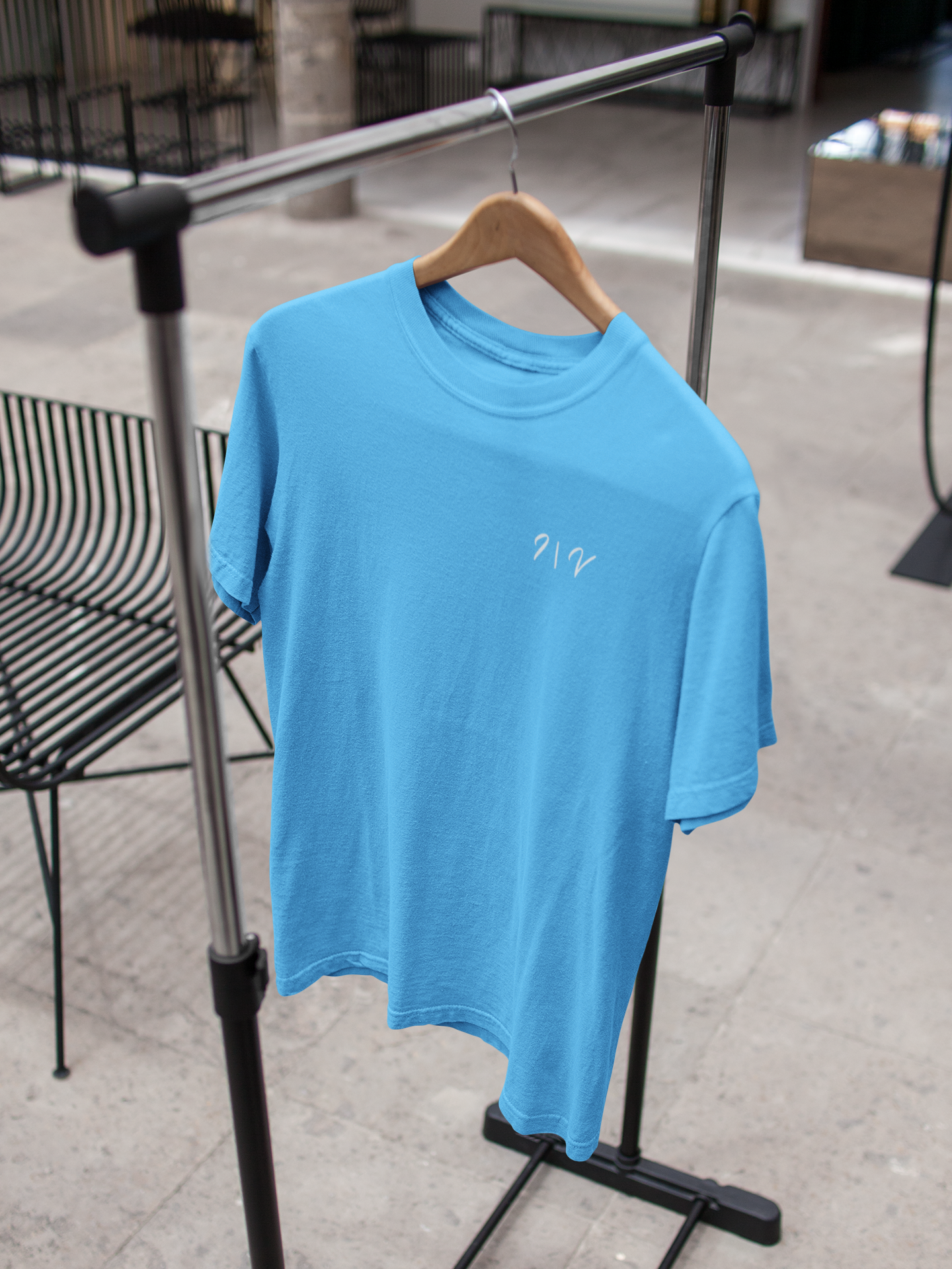 Oversize baby blau Shirt